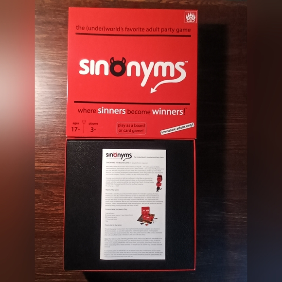 Sinonyms Adult Party Board Card Game Bear Mountain 17 to Adult Players 3 to 99 - Picture 14 of 15